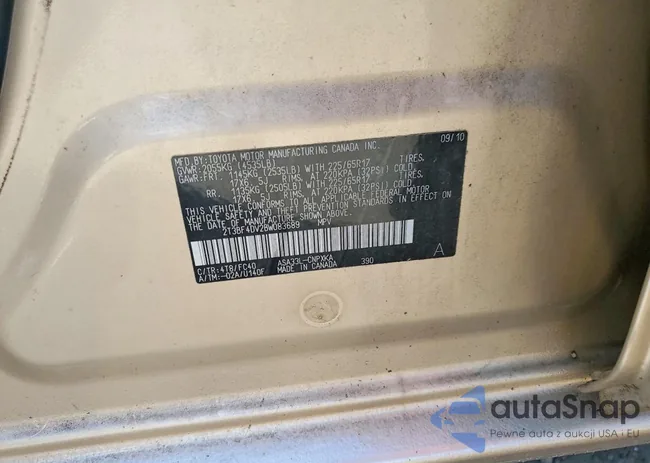 2T3BF4DV2BW083689: 76995075