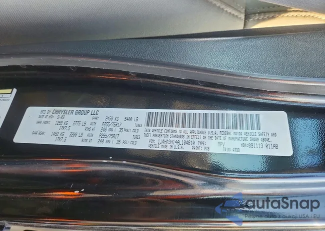 1J4HA3H14AL104810: 77623295