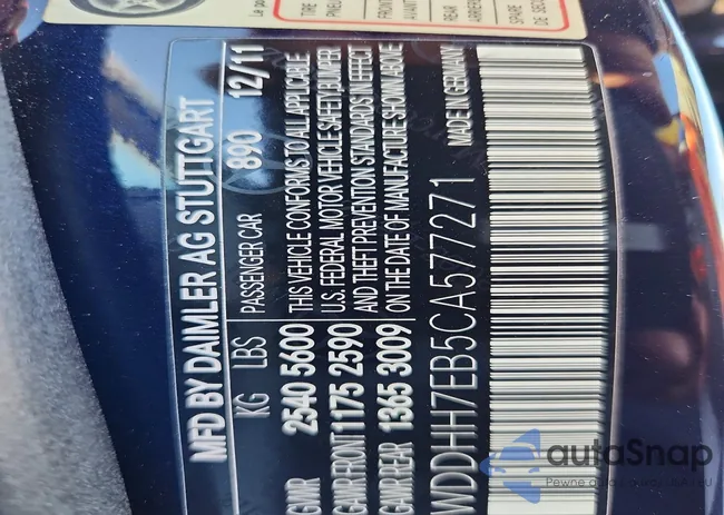 WDDHH7EB5CA577271: 75867585