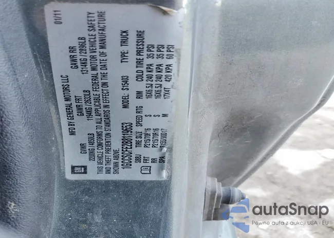 1GCCSCFE2B8119653: 78661745