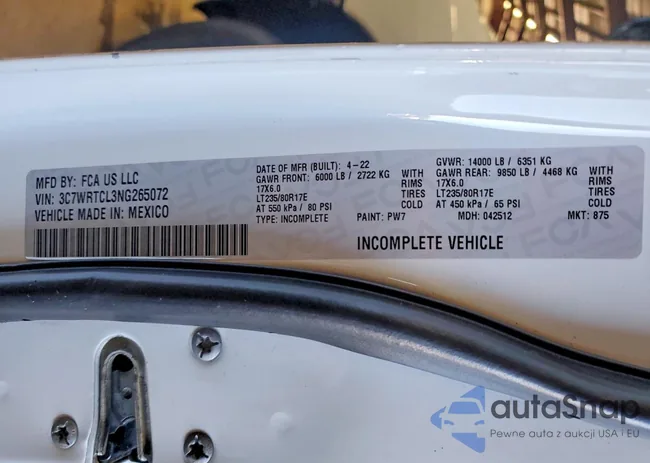 3C7WRTCL3NG265072: 79274155