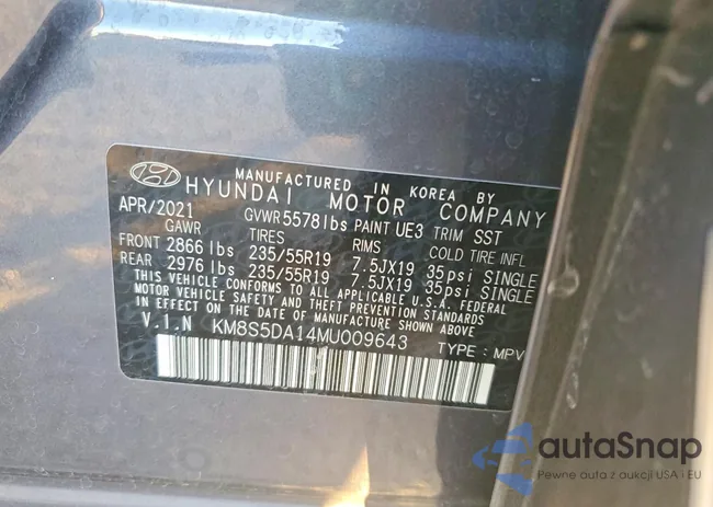 KM8S5DA14MU009643: 75831715