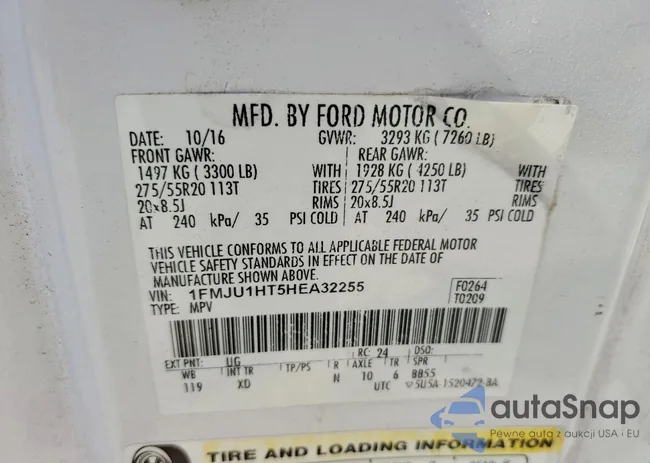 1FMJU1HT5HEA32255: 76153815