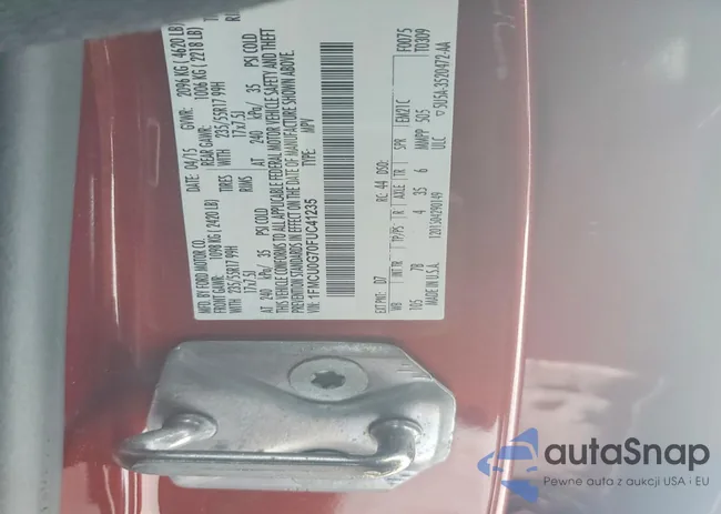 1FMCU0G70FUC41235: 76227025