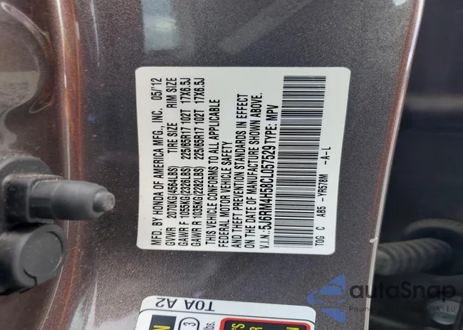 5J6RM4H58CL057529: 76605855