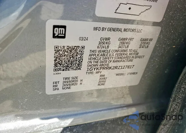 1GYKPRRK2RZ127817: 73475225