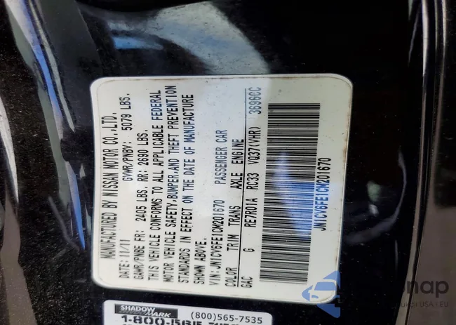 JN1CV6FE1CM201670: 77712195