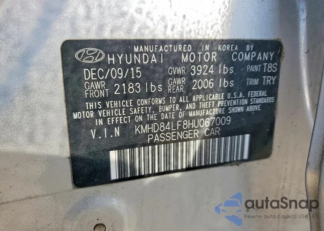 KMHD84LF8HU067009: 75954145