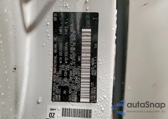 5TDACAB5XTS067250: 75923115