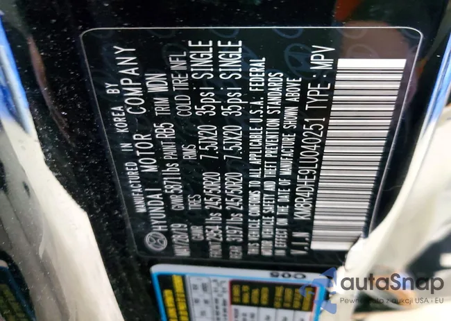 KM8R4DHE9LU040251: 78553285