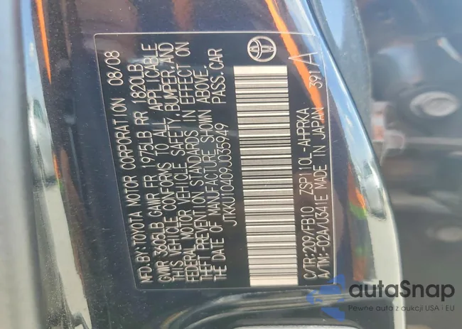 JTKKU10409J035949: 79085895