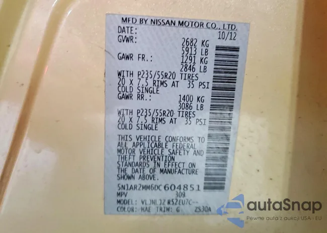 5N1AR2MM6DC604851: 75378855