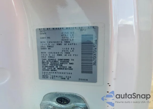 3N6CM0KN7EK697366: 79382895