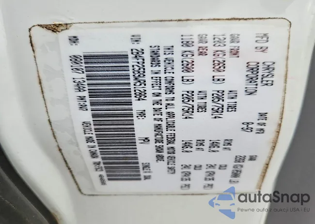 2B4FP25B9WR512864: 76138085