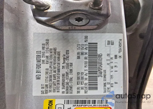 3FA6P0PU4JR105985: 75550615