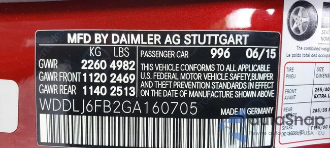 WDDLJ6FB2GA160705: 77530545