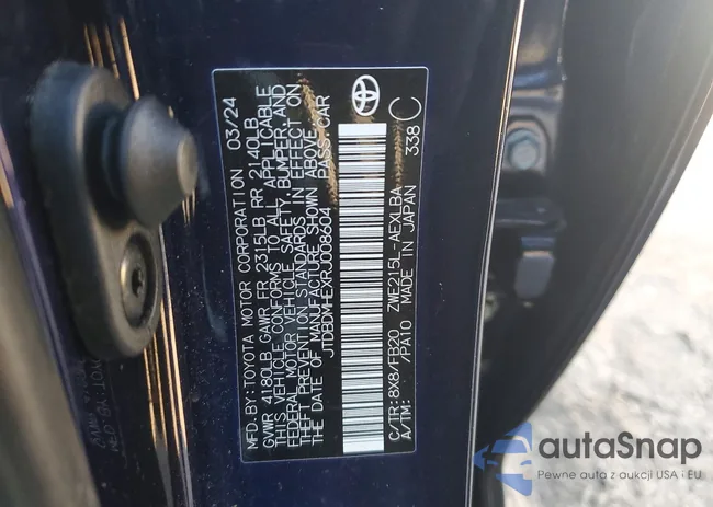 JTDBDMHEXRJ008604: 75786515