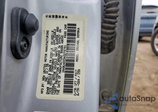 1NXBU4EE5AZ275751: 78756945