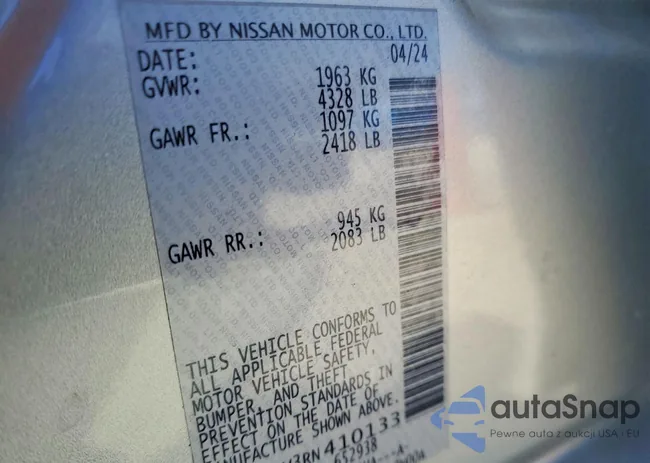 1N4BL4DV3RN410133: 78528805