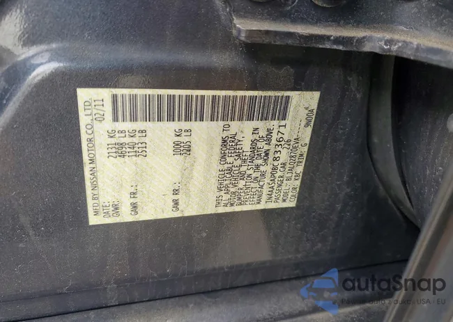 1N4AA5AP0BC833671: 79025665