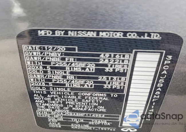 3PCAJ5BA8MF114954: 77492785