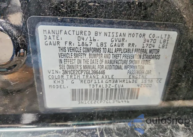 3N1CE2CP7GL396446: 78487765