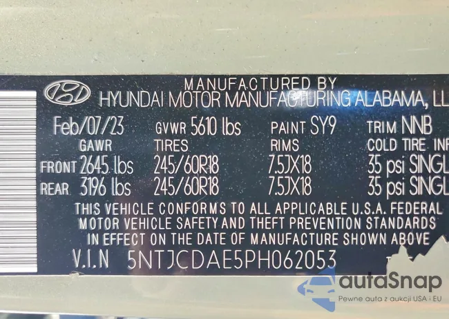 5NTJCDAE5PH062053: 74698875