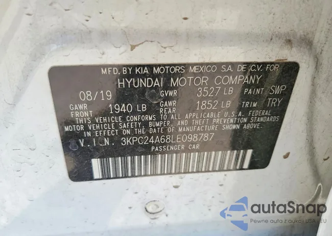 3KPC24A68LE098787: 78732565