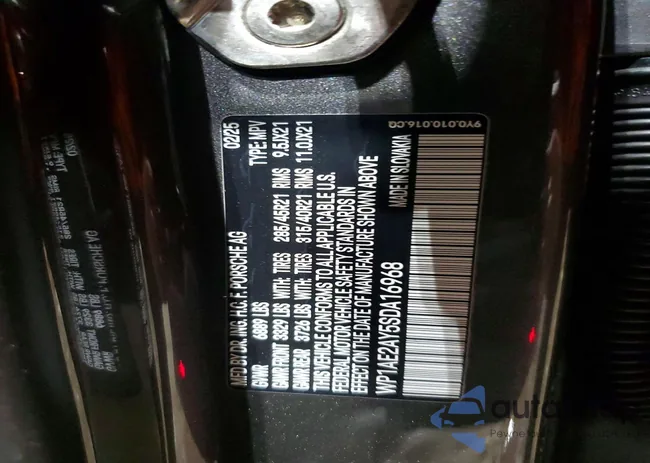 WP1AE2AY5SDA16968: 75463545