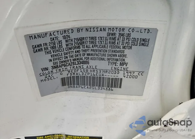 3N8AP6CA2SL334886: 77694155