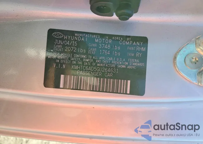 KMHTC6AD5GU264631: 76979805