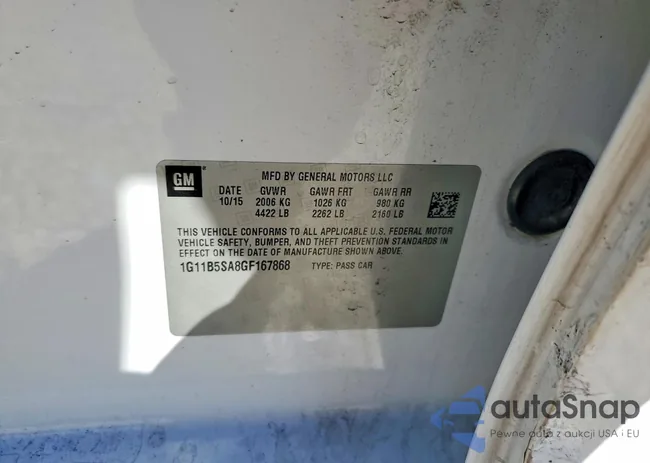 1G11B5SA8GF167868: 78167285