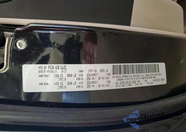 2C4RC1FGXJR116693: 75957065