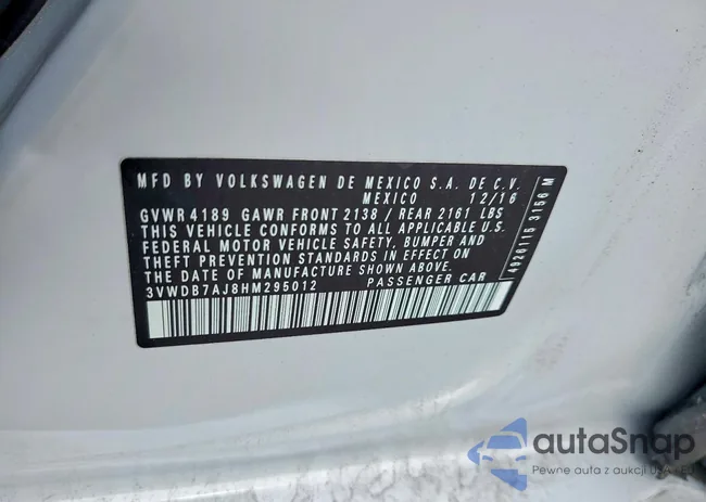 3VWDB7AJ8HM295012: 77437365