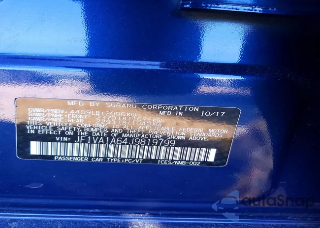 JF1VA1A64J9819799: 77101575