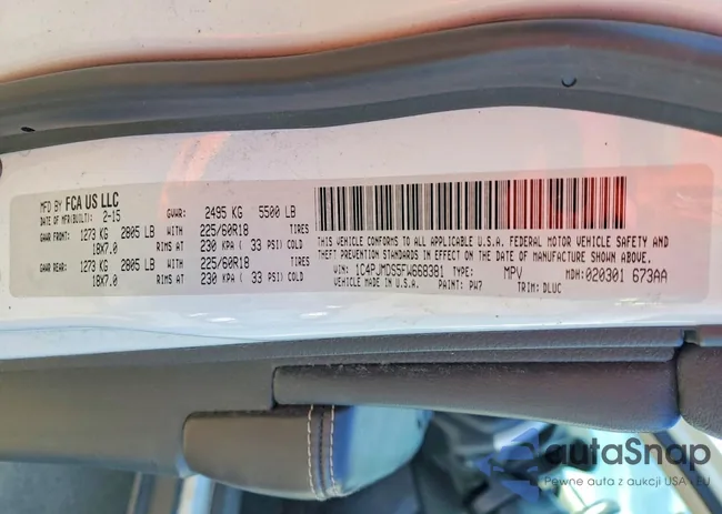 1C4PJMDS5FW668381: 77349125