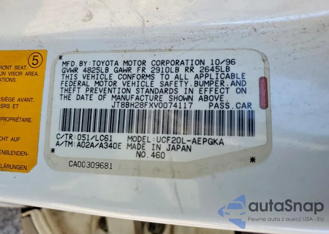 JT8BH28FXV0074117: 77131985