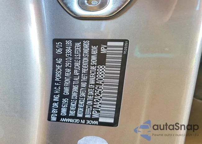 WP1AA2A25GLA08888: 77172085