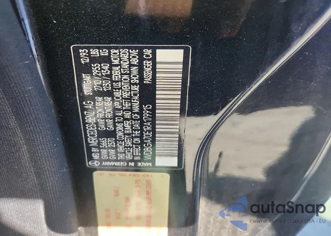 WDBGA70E1RA179915: 78638535