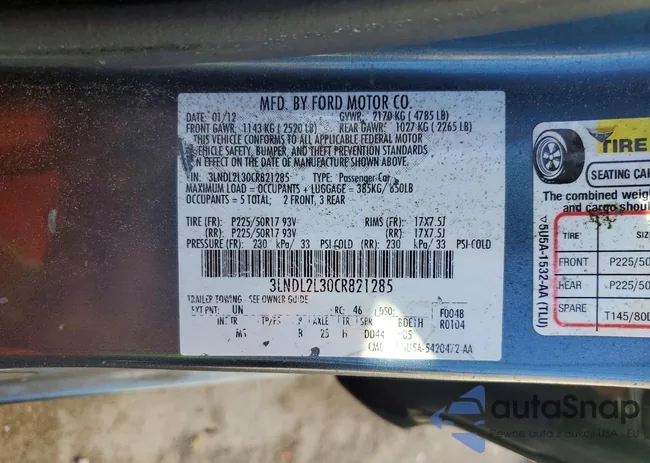 3LNDL2L30CR821285: 78173405