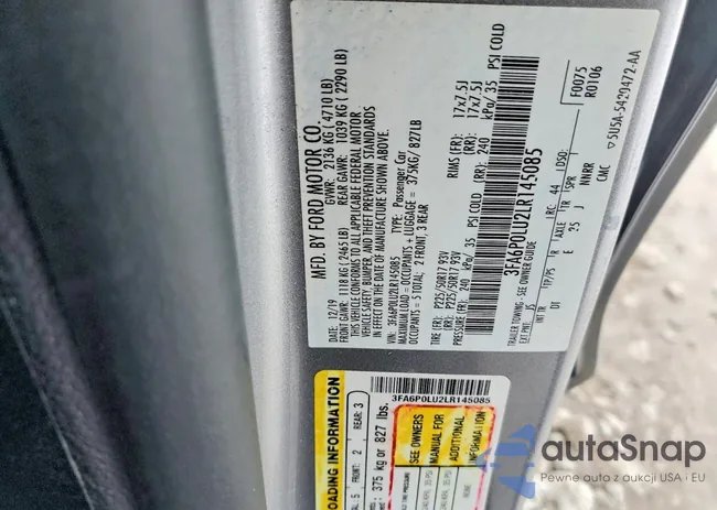 3FA6P0LU2LR145085: 77457075