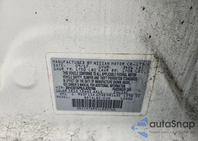 3N1CN7AP0JL820766: 76896565