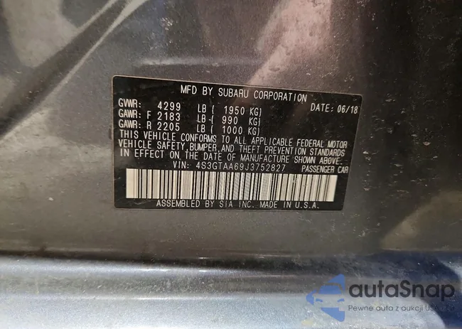 4S3GTAA69J3752827: 78863045