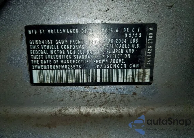 3VWEM7BU9PM028578: 77538245