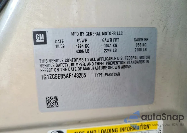 1G1ZC5EB5AF148285: 77675385