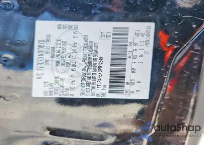 1FTLR4FEXBPB12845: 73837355