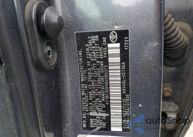 4T1BF3EK4BU200373: 78032335