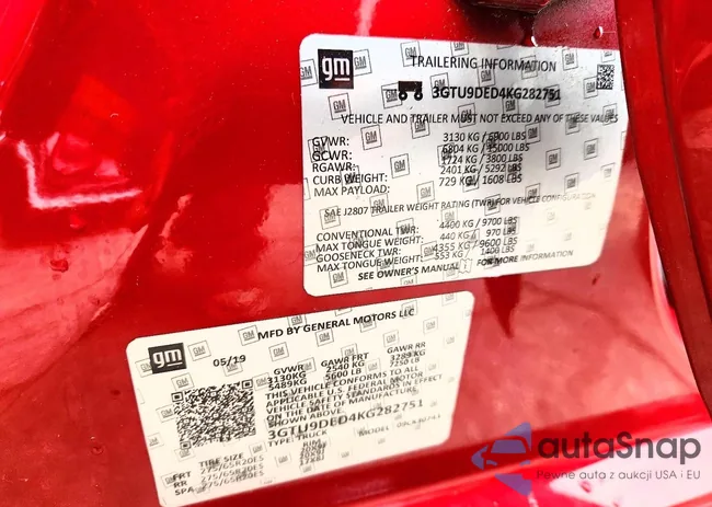 3GTU9FEL4LG283953: 98772705