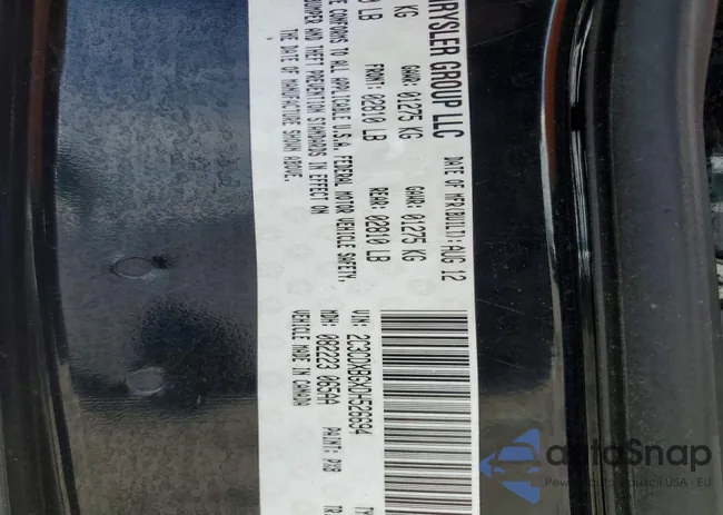 2C3CDXBGXDH526694: 76606235