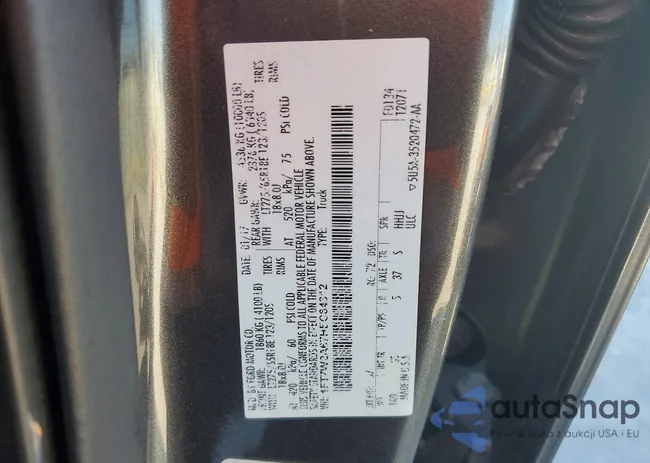 1FT7W2A67HEC64312: 75766435